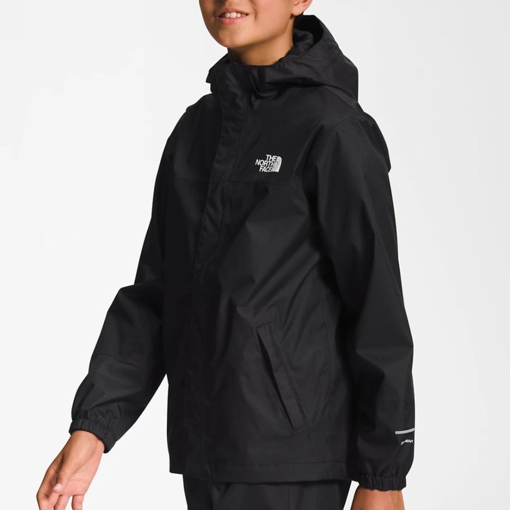 Boys’ Antora Rain Jacket in Black XL